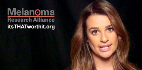 Lea Michele en la campaña 'Its That Worth it' contra el melanoma 