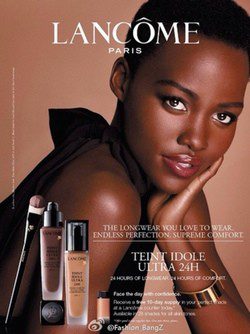 Lupita Nyong'o, imagen de Lancôme