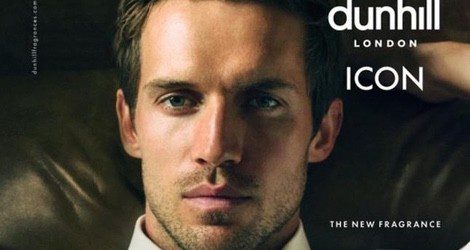 El modelo británico Andrew Cooper se convierte en la imagen del nuevo perfume de Dunhill Icon