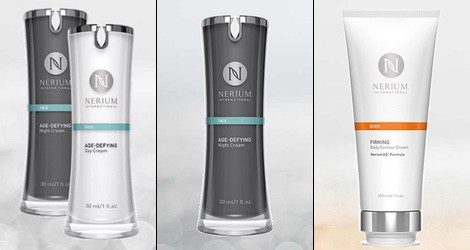 La gama de productos anti-edad de la firma Nerium