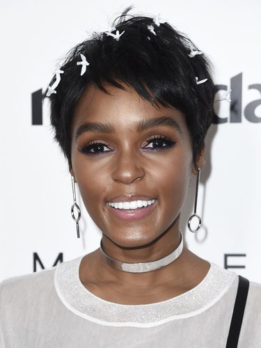 Janelle Monáe en un evento de la revista Marie Claire