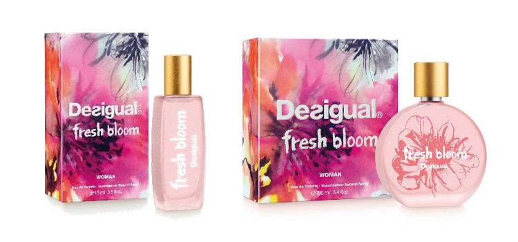 'Fresh Bloom' de Desigual en sus dos presentaciones de 15 y 100 ml