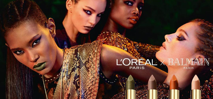 Los cuatro labiales de 'Tribe Glamazone' de Balmain x L'Oréal