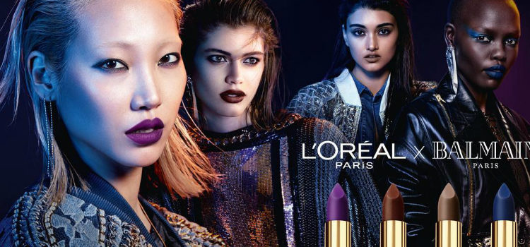 Los cuatro labiales de 'Tribe Rock' de Balmain x L'Oréal