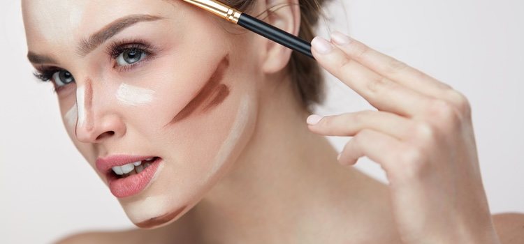 El contouring es el mejor aliado de la cara cuadrada