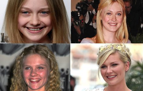 Kirsten Dunst y Dakota Fanning antes y después