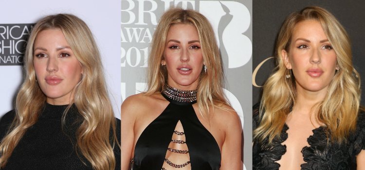 Ellie Goulding apuesta por unas cejas marrones con una apariencia dibujada