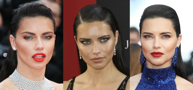 Adriana Lima esculpe su rostro con tonos tierra