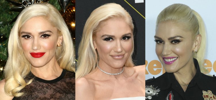 Para darle intensidad a la mirada Gwen Stefani apuesta por unas voluminosas pestañas postizas