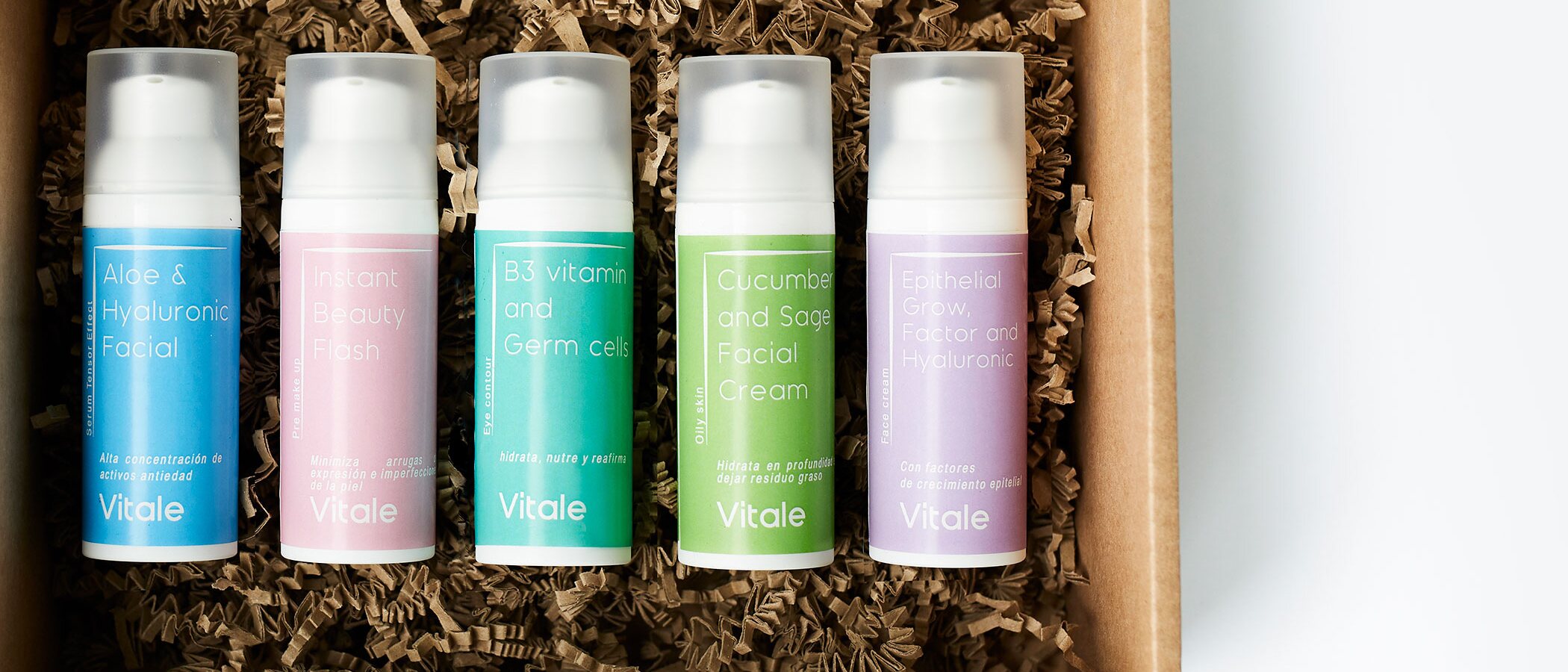 Vitale Cosmética lanza su nueva línea de productos faciales y corporales