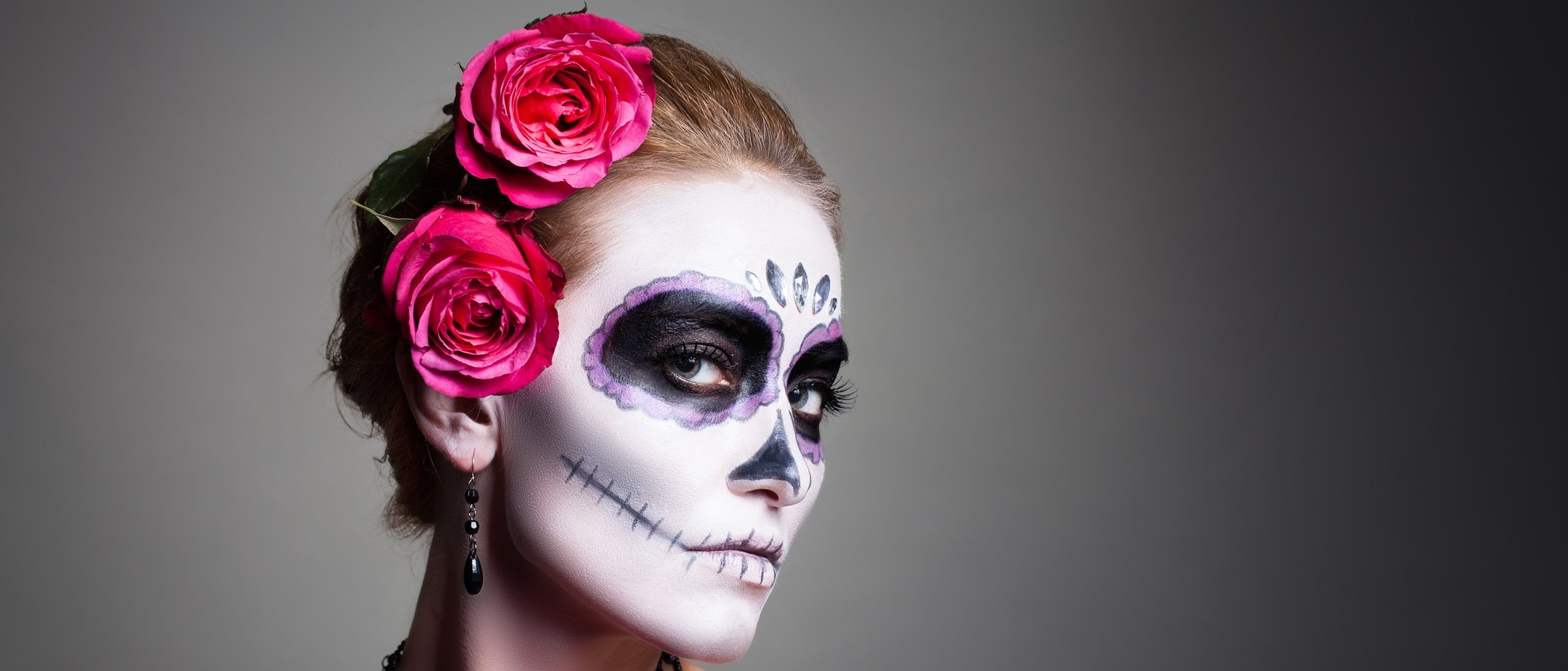 Maquillaje de calavera para Halloween