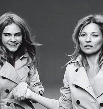 Así fue la grabación del spot de 'My Burberry' con Kate Moss y Cara Delevingne