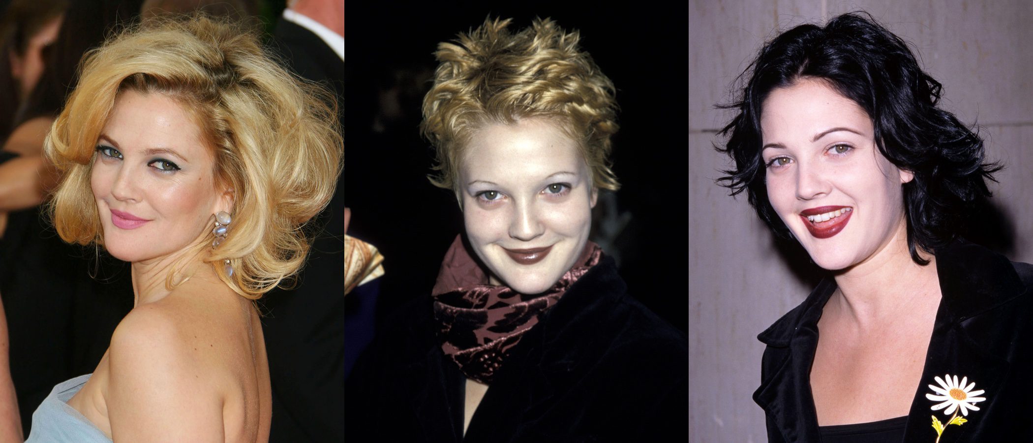 Los peores beauty looks de Drew Barrymore