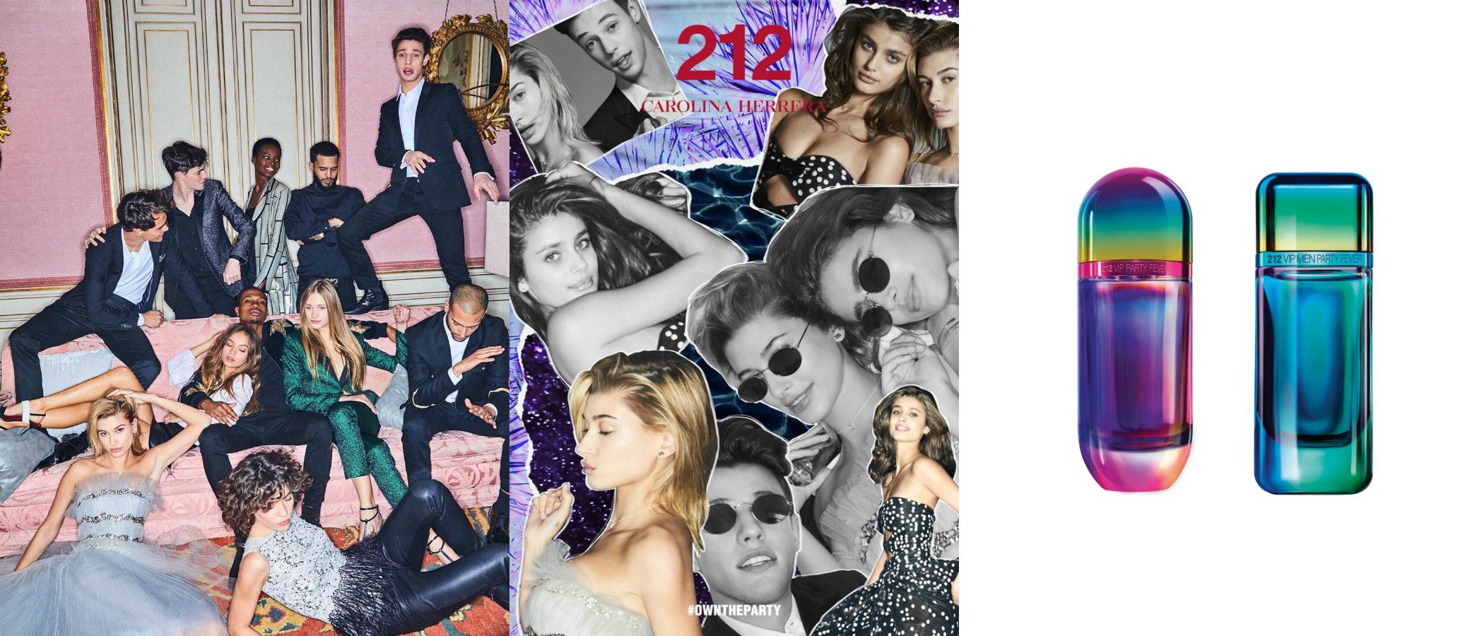 '212 VIP Party Fever', la nueva versión de las fragancias para mujer y para hombre de Carolina Herrera