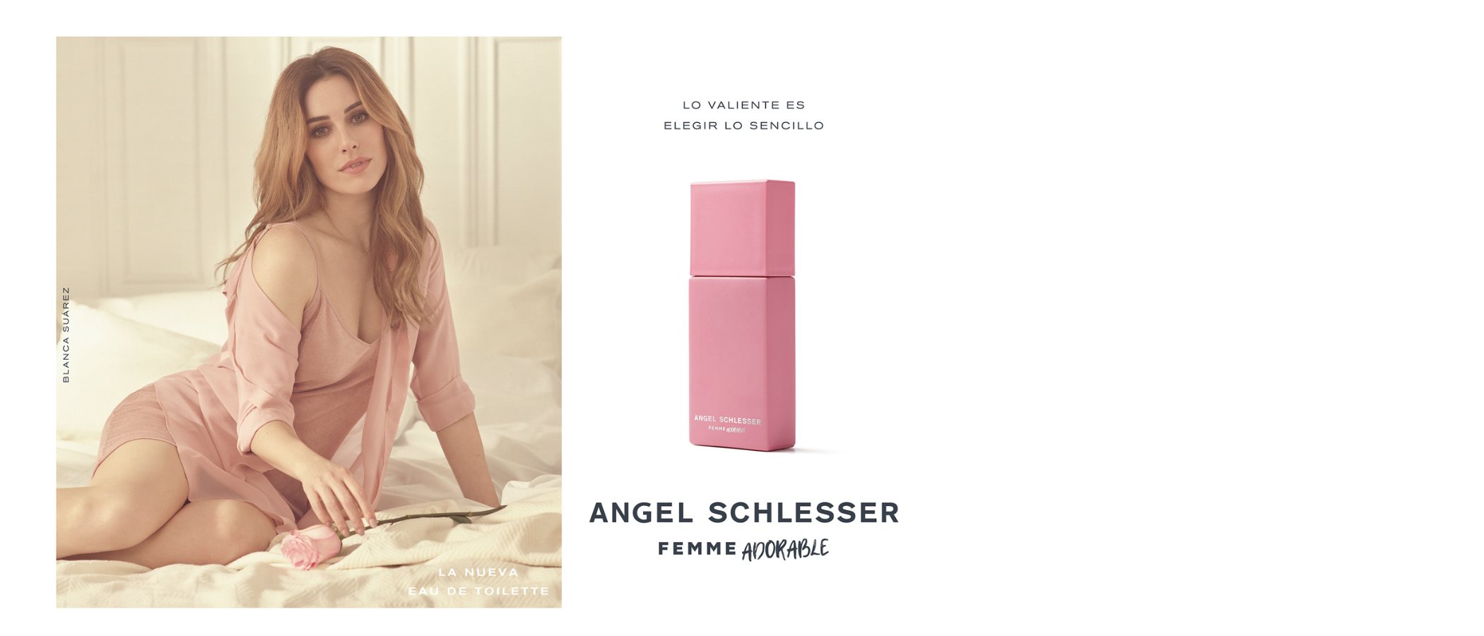 Blanca Suárez presenta 'Femme Adorable', la nueva fragancia femenina de Angel Schlesser