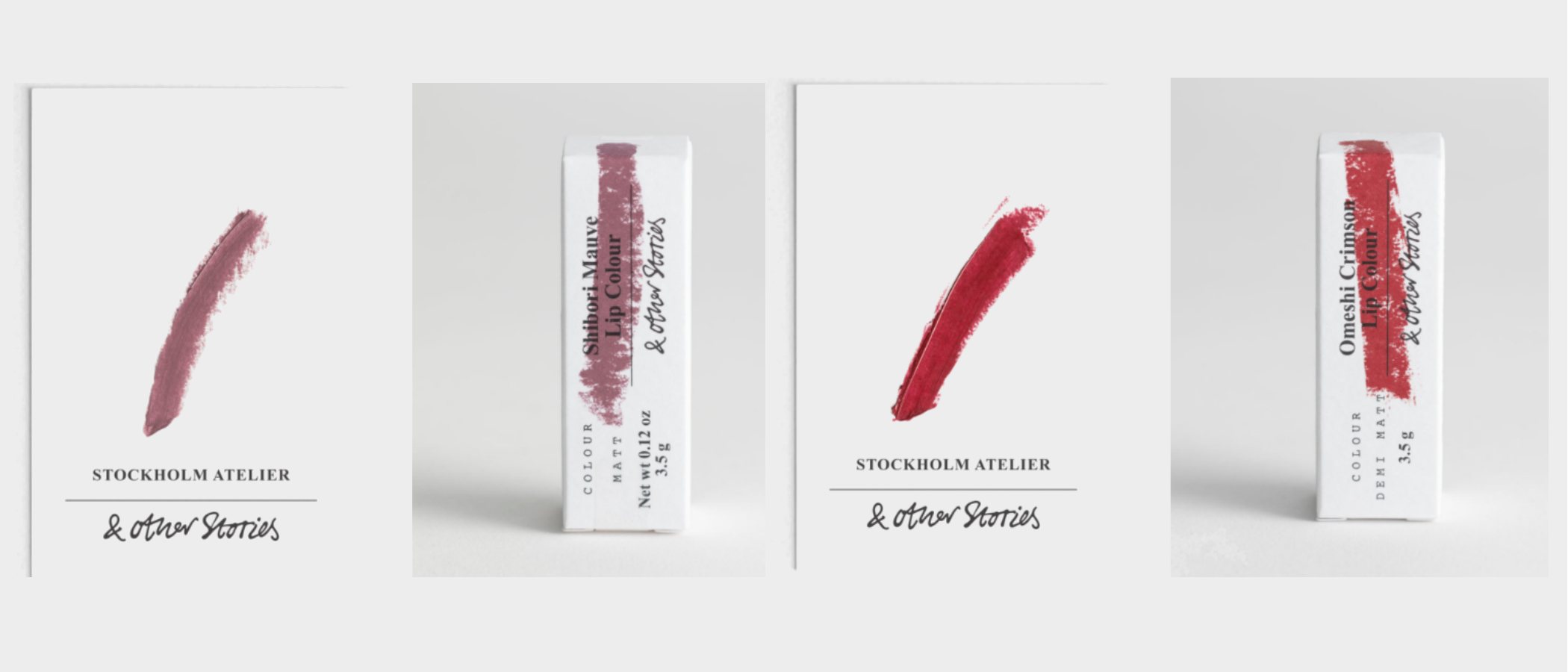 'Shibori Mauve' y 'Omeshi Crimson', los nuevos labiales de & Other Stories