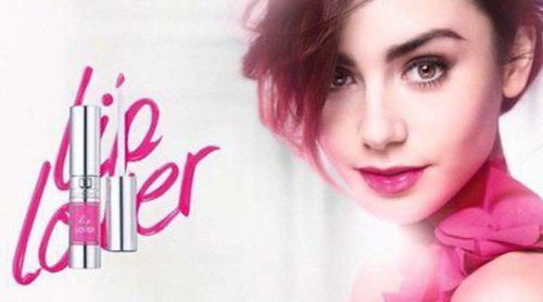 Lily Collins presenta los labiales de la colección 'Lip Lover' de Lancôme