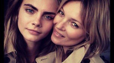 Cara Delevingne y Kate Moss, juntas para la nueva campaña de Burberry