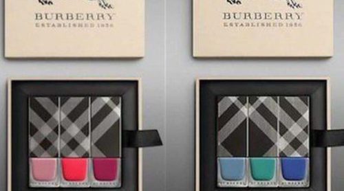 Burberry viste nuestras uñas este otoño 2014 de aguamarina, orquídea y coral