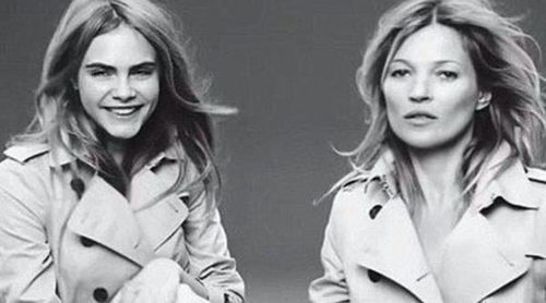 Así fue la grabación del spot de 'My Burberry' con Kate Moss y Cara Delevingne