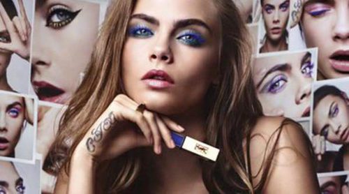 Cara Delevigne da color a sus pestañas con la nueva máscara de YSL