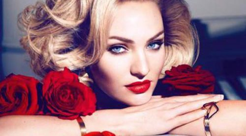 Max Factor lanza una colección de labiales inspirados en Marilyn Monroe con Candice Swanepoel