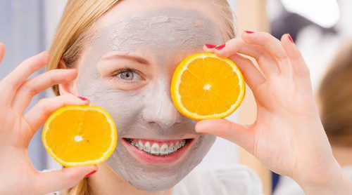 3 mascarillas caseras con naranja