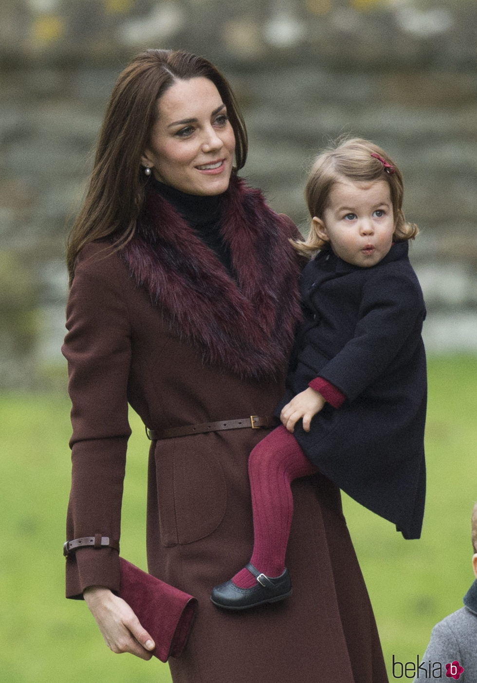 Kate Middleton muy natural el día de Navidad