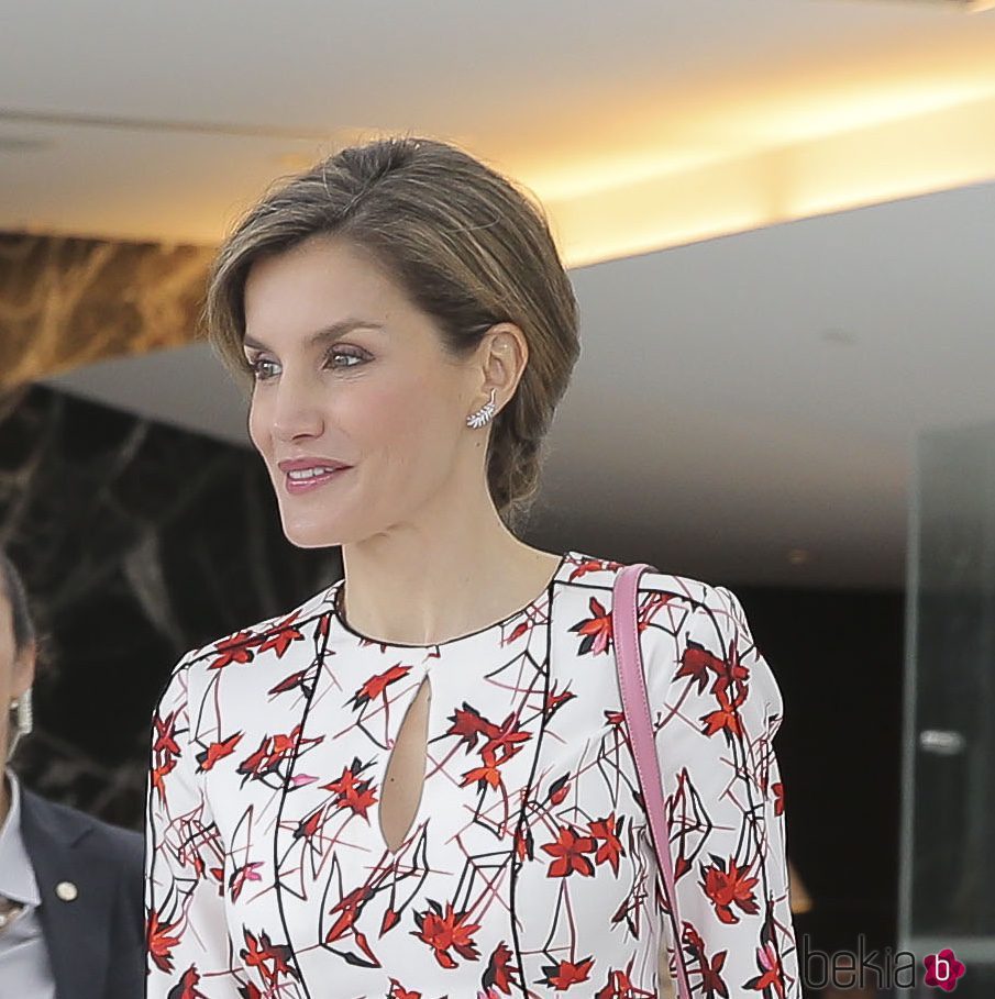 La Reina Letizia luce un recogido