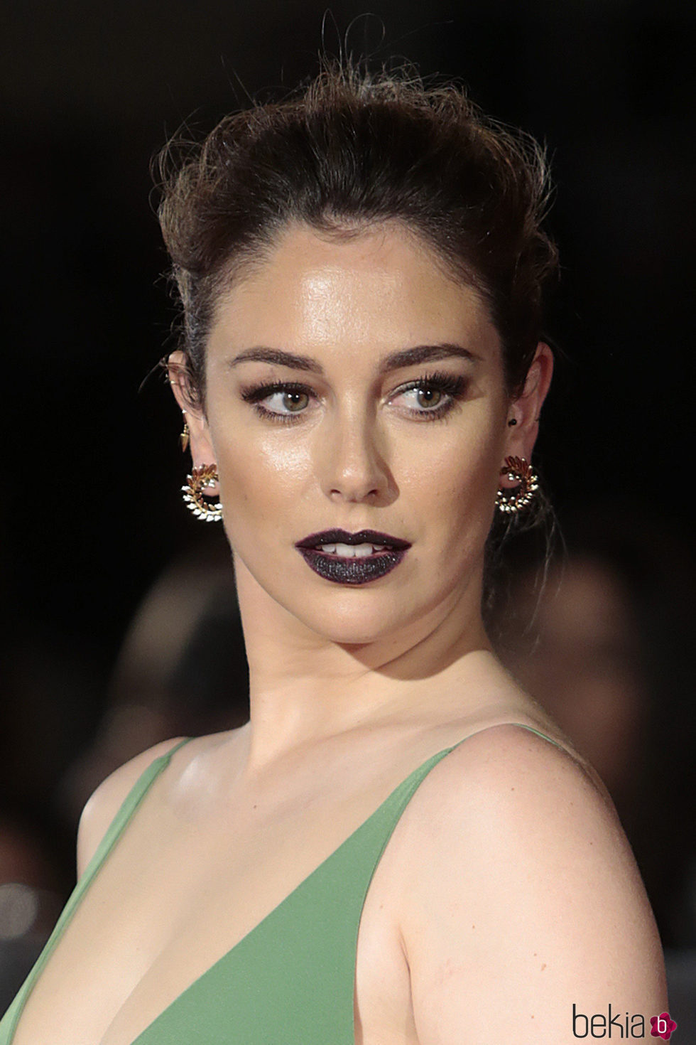 Blanca Suárez arriesga con el negro para los labios