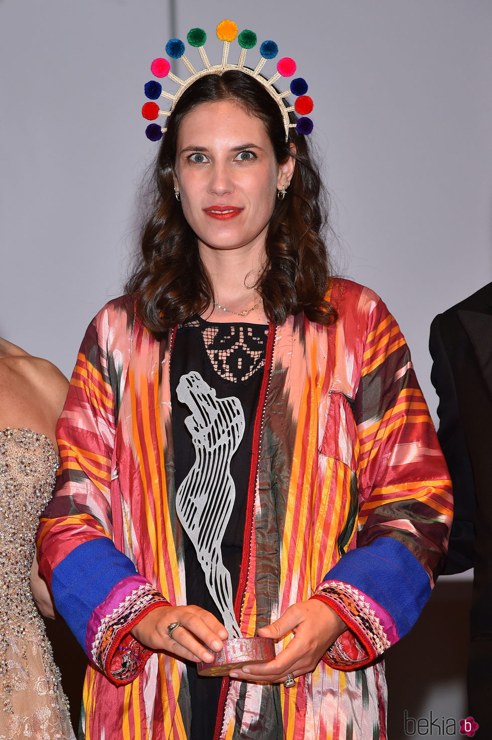 Tatiana Santo Domingo luce un accesorio original