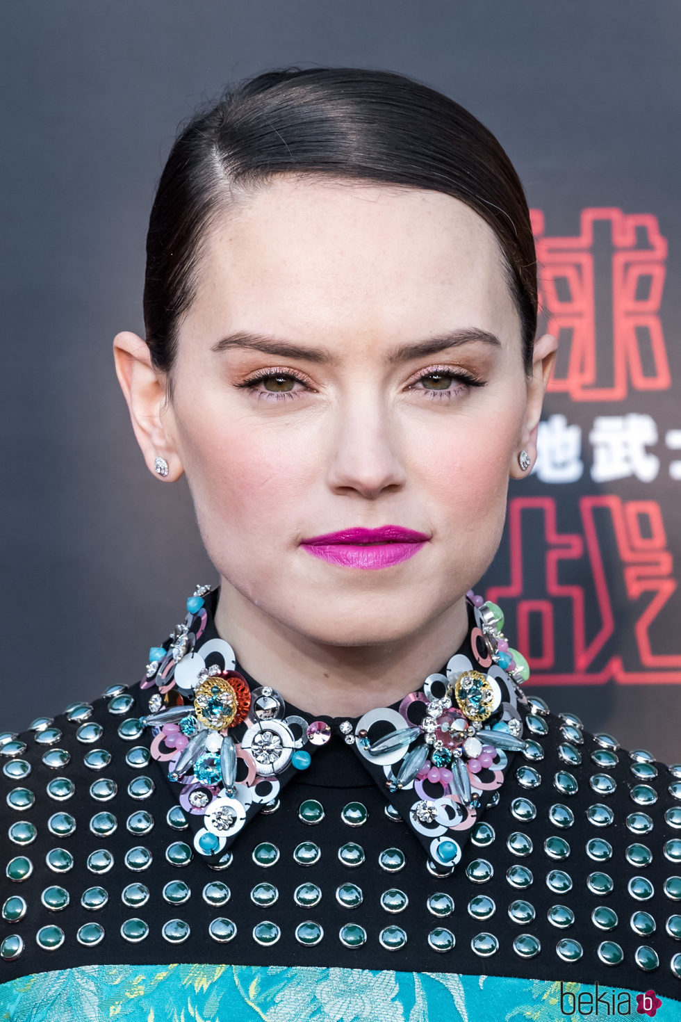 Daisy Ridley en la premiere de la película 'Star Wars: the last Jedi' en Shanghai