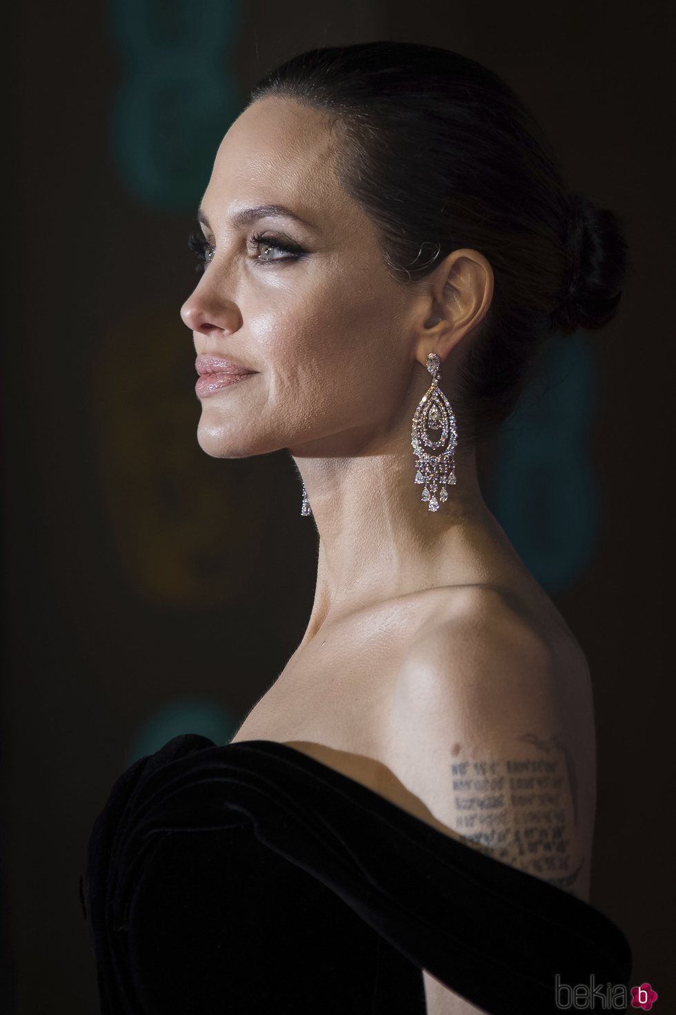 Angelina Jolie con un beauty look perfecto en los Premios Bafta