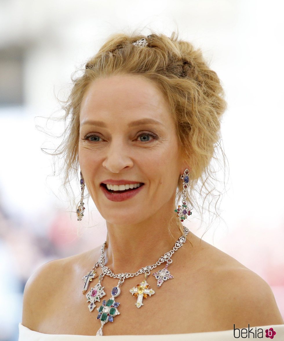 Demasiada sencillez en la propuesta de Uma Thurman para la Gala Met 2018