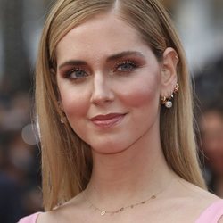 Chiara Ferragni con un maquillaje brillante en el Festival de Cine de Cannes 2018