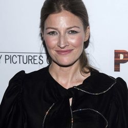 Kelly Macdonald con un labial rosado en la proyección de la película 'Puzzle' 2018