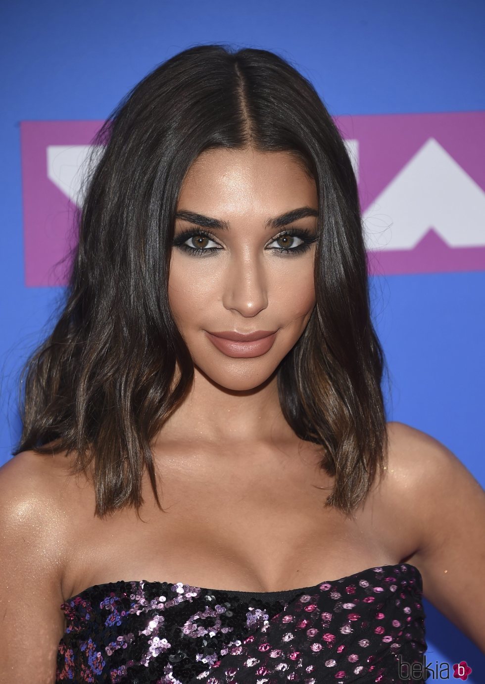 Chantel Jeffries con una melena midi en los Premios MTV Video Music 2018