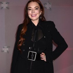 Lindsay Lohan se pasa con el colorete en la fiesta de Nochevieja 2018