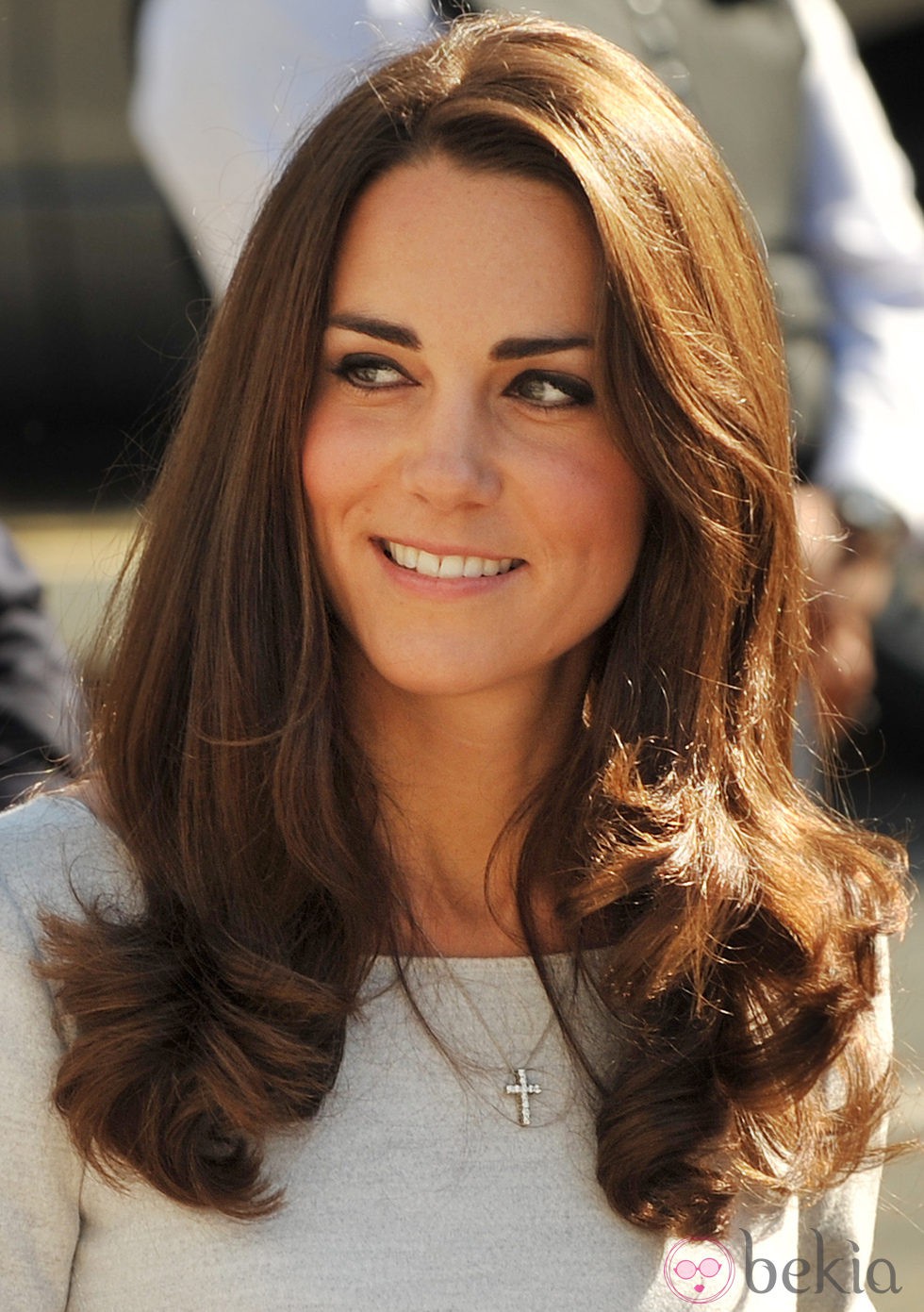 Kate Middleton con eyeliner y puntas marcadas