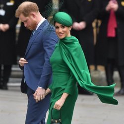 Meghan Markle con un maquillaje ahumado perfecto el Día de la Commonwealth