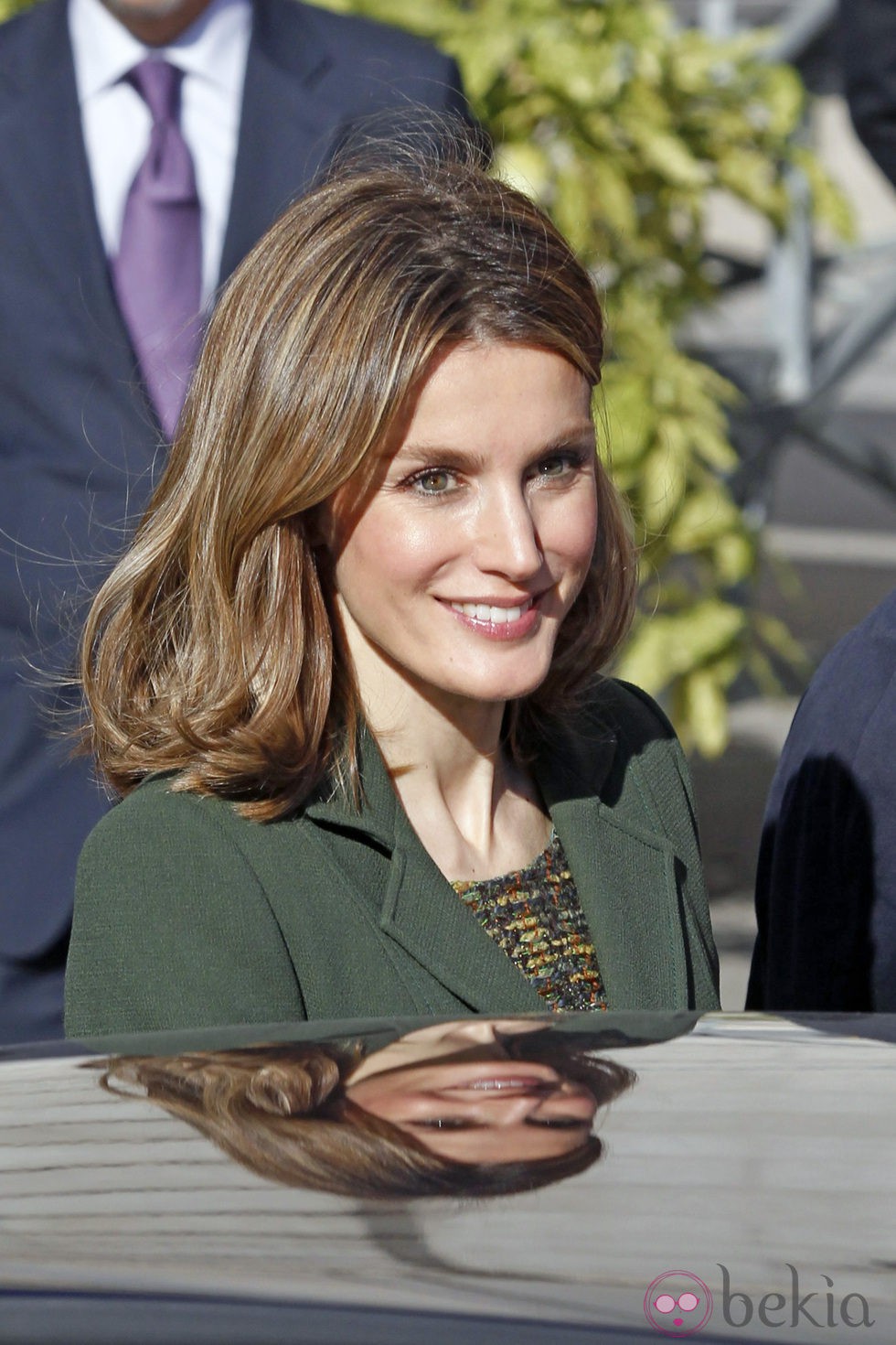 Peinado ondulado de la princesa Letizia