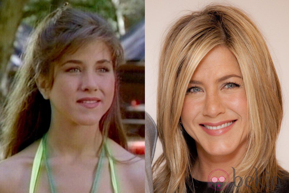 El antes y el después de Jennifer Aniston