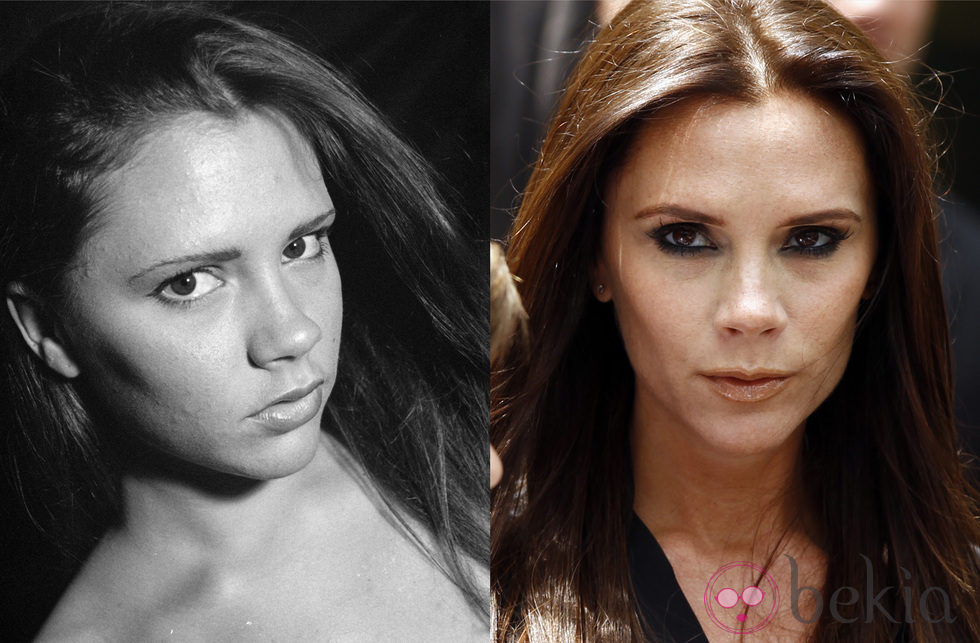 El antes y el después de Victoria beckham