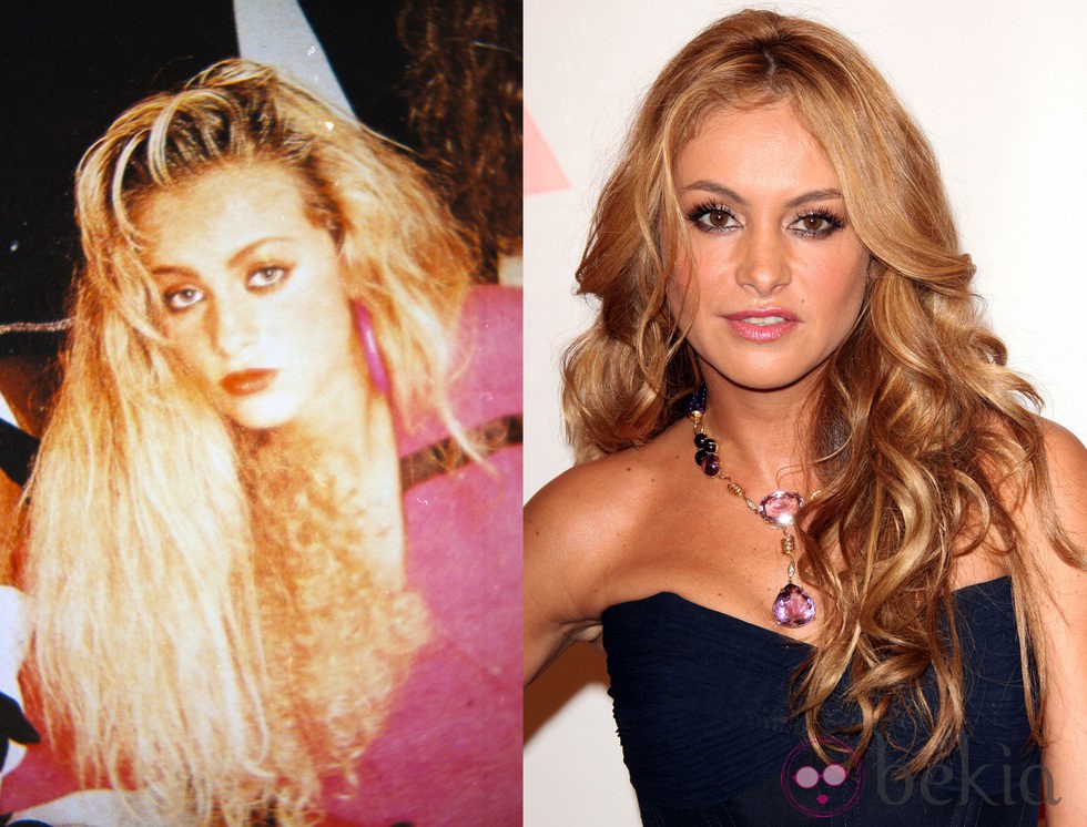 El antes y después de Paulina Rubio