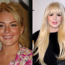 El antes y el después de Lindsay Lohan