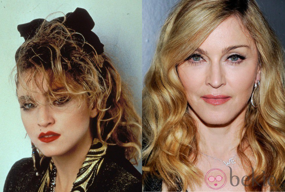 El antes y el después de Madonna