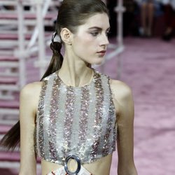 Las coletas partidas en dos del desfile de Alta Costura de Dior en París