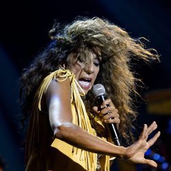 Rosario Flores desmelenada durante un concierto en Madrid