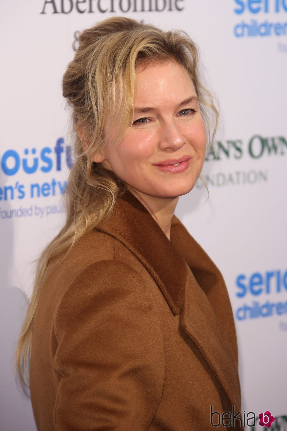 Renée Zellweger con la cara lavada en la Serious Fun Gala 2015 en Londres