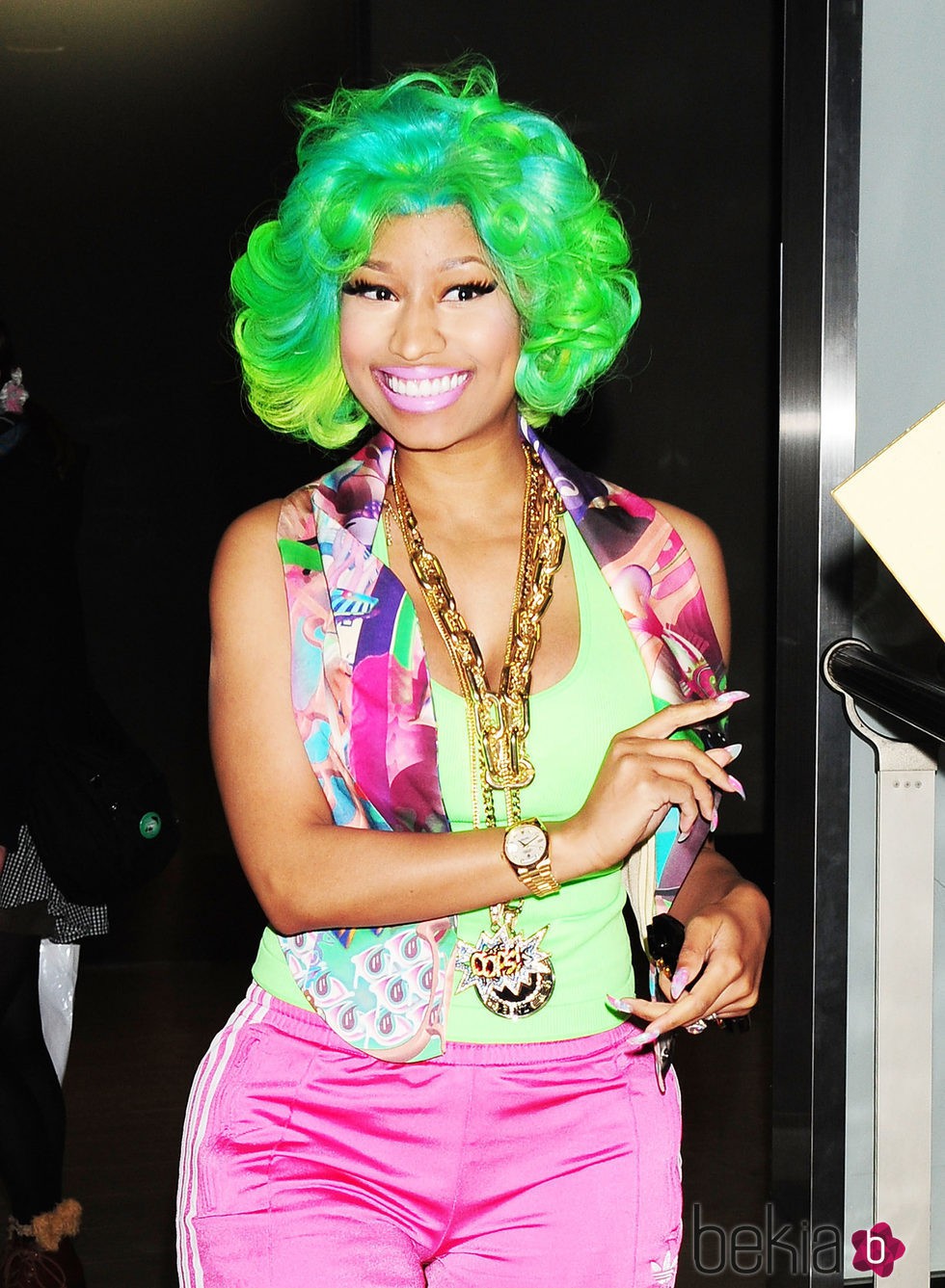 Nicki Minaj llegando a Tokyo 2012